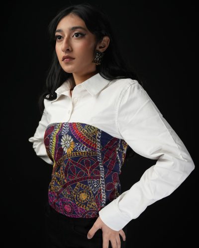 Collared Nokshi Shirt